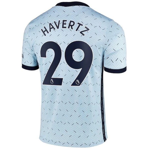 Camiseta Chelsea NO.29 Havertz Replica Segunda Ropa 2020/21 Azul